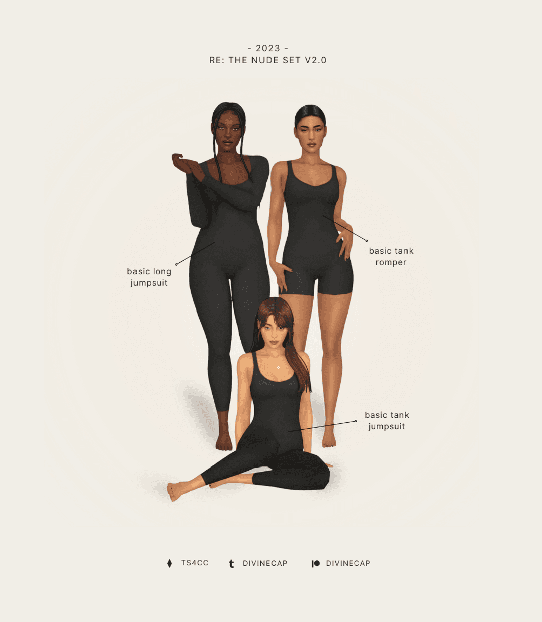 Галерея мода Сет одежды The Nude Set v2.0 #1
